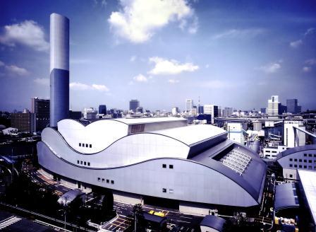 The Minatao incinerator which is located in central Tokyo